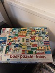 Busy puzzle town