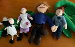 Jack and the beanstalk puppet set