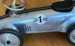 Silver Racing Car ride on