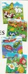 SET OF 4 PUZZLES - FARM, PETS, SEA AND BACKYARD
