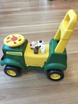 Ride on John Deere Tractor with Farm animals