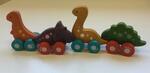 Dinosaur Plan Toys with wheels x 4