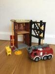 firehouse and truck