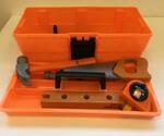Orange Tool Box with tools