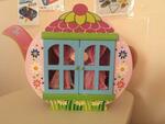 WOODEN TEAPOT DOLLHOUSE