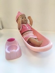 Rosie the Doll with bath and potty