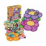 Two sided flower floor puzzle