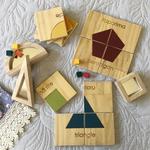 Bilingual shapes puzzle