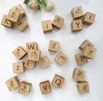 NZ sign language alphabet blocks