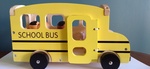 Wooden school bus