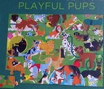 Playful pups floor puzzle 