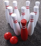 Ten pin bowls - wooden