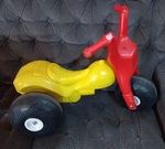 Plastic trike yellow