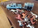Animal hauling set