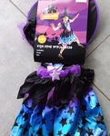 910: Halloween kids star witch dress
