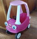 Pink little tike coupe