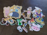 Lace up bear and Woodland creatures 