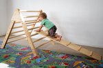 Climbing frame and ramp