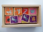 Animal alphabet memory game