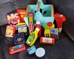 Wooden shopping set