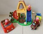 Peppa Pig Weeble Playhouse, Car and Train Set