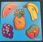 Fruit KNOB Puzzle 5pc