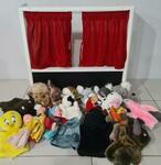 Puppet theatre with puppets