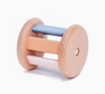 Rolling musical rattle