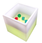 Light cube tub - LED