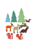 Woodland animal playset 