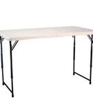 2 x Adjustable Height Folding Trestle Tables
