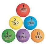Numbered Play Balls - Set 6