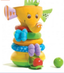 Tiny Love Elephant Musical Stack and Ball Game