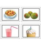 Photographic Learning Cards More Food