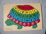 Puzzle - Wooden - Turtle Alphabet