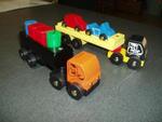 Wooden truck set
