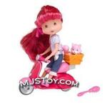 Strawberry Doll with Scooter