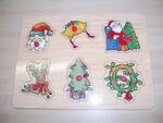 Peg Puzzle - Christmas