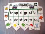 Blending Consonants Bingo -        Beat The Elephant