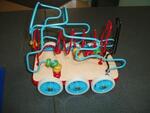 Bead maze on wheels