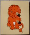 Peg Puzzle -Lion - 2 piece