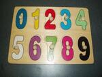 Peg Puzzle - Matching Numbers 1 - 10