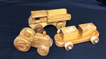 Wooden Car, Truck and Tractor Set
