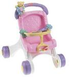 Baby doll stroll along walker