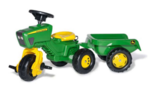 John Deere Pedal Trike with Trailer