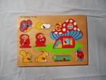 Peg Puzzle - Mushroom House