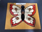 Peg Puzzle-Butterfly