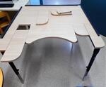Adjustable Table for Wheelchairs
