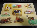 Peg Puzzle - Barnyard