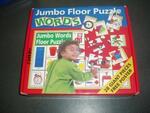 Jumbo Floor Puzzle - Words - with poster